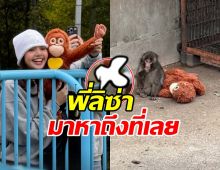 ไวรัลคูณสอง! ลิซ่า ไปหาน้อง พันซ์คุง พร้อมตุ๊กตาลิงตัวโปรด