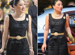 ทรงพระสิริโฉม เจ้าฟ้าสิริวัณณวรีฯ ฉลองชุดไทยทอดพระเนตรโขน