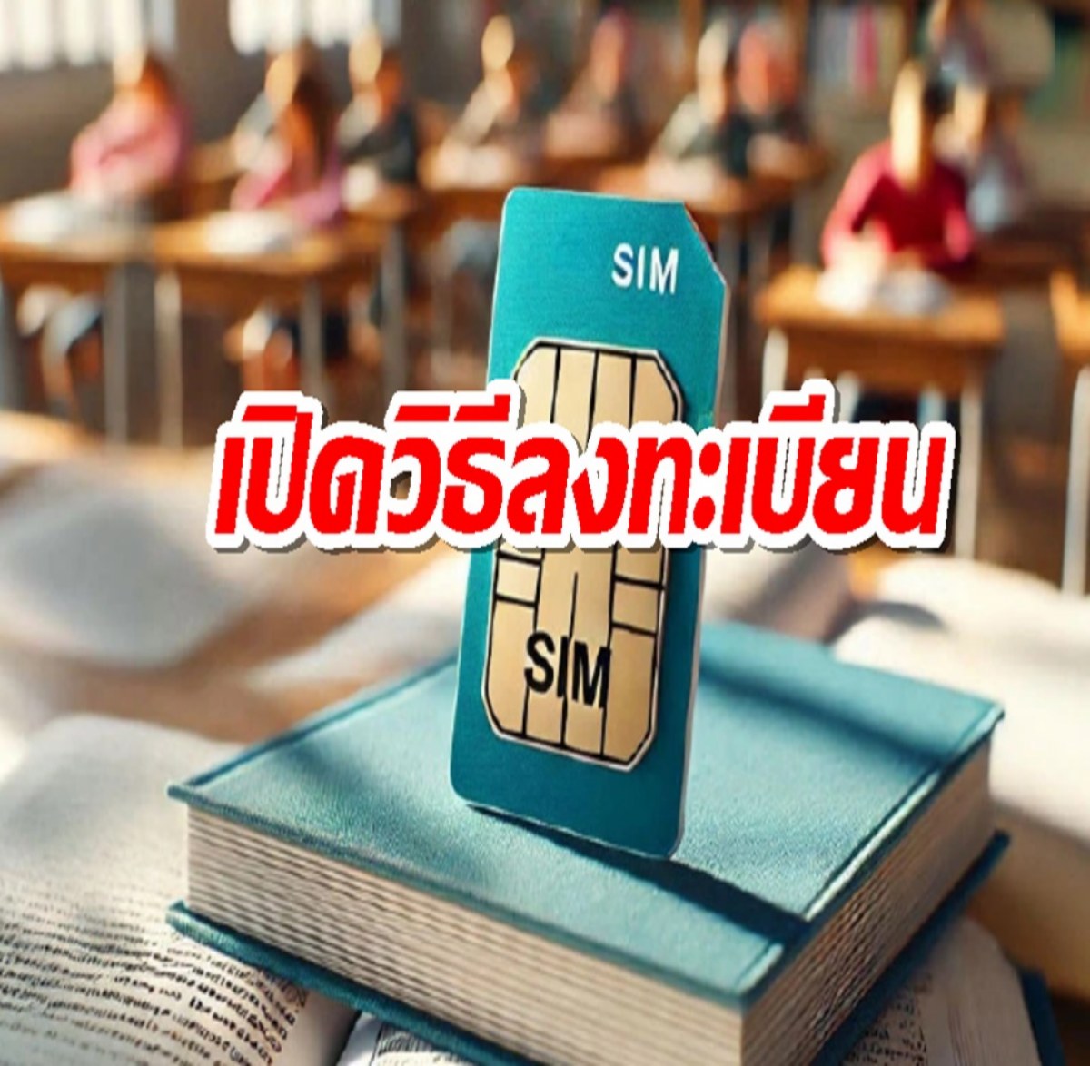 เปิดขั้นตอน ครู-นักเรียน ลงทะเบียน “ซิมพร้อมเรียน” ใช้เน็ตฟรี